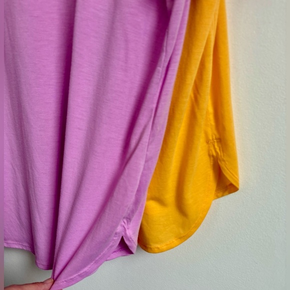 Joe Fresh pair of Women's Purple and Yellow Short Sleeve Tees - Picture 7 of 9